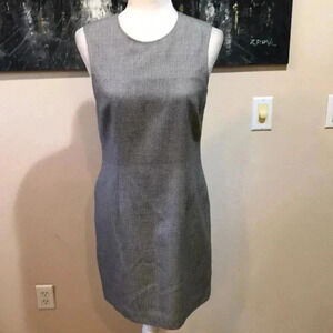 Limited America Houndstooth Design Navy Blue and White w/Rounded Neckline Size 6